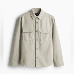 H&M Gray Button-Up Shirt